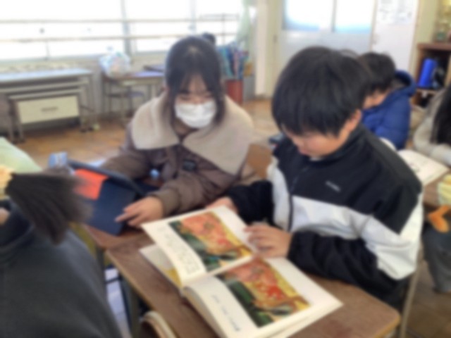 世界の名画から版画の題材を選んでいます。